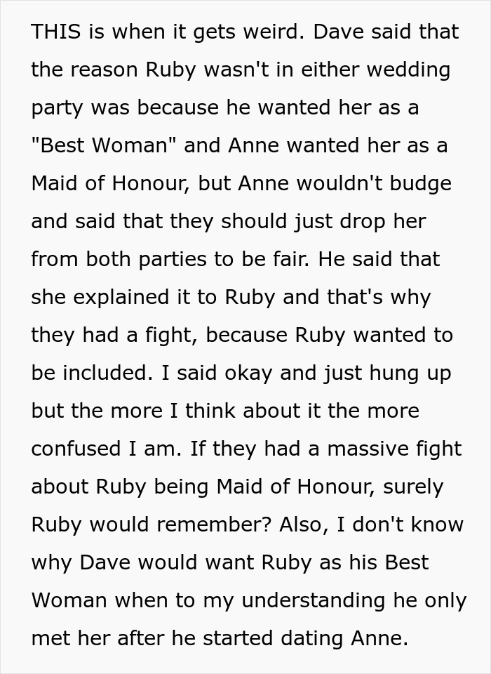 A Best Friend Gets Cut From The Wedding Party, And Nobody Understands Why Until The Groom Speaks Up
