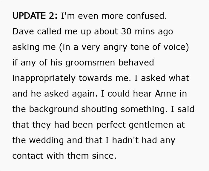 A Best Friend Gets Cut From The Wedding Party, And Nobody Understands Why Until The Groom Speaks Up