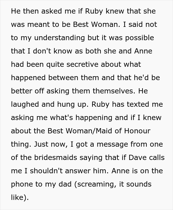 A Best Friend Gets Cut From The Wedding Party, And Nobody Understands Why Until The Groom Speaks Up