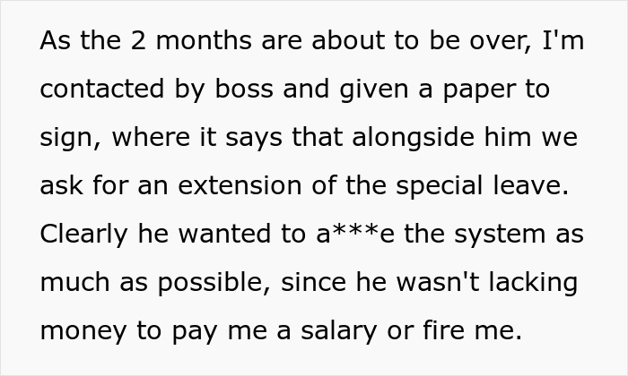 Fired Employee Refuses Boss’s Shady Severance Deal, Walks Away With Four Months Of Pay And Extra Cash Fired Employee Refuses Boss’s Shady Severance Deal, Walks Away With Four Months Of Pay And Extra Cash