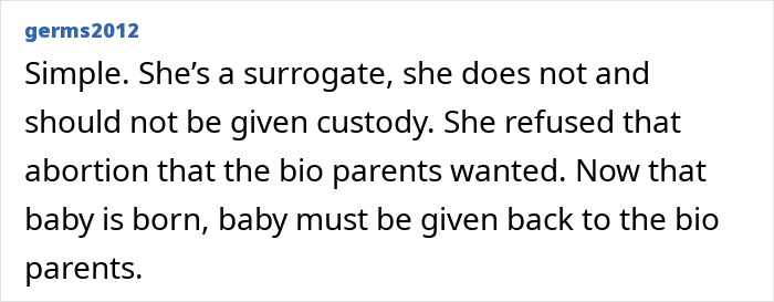 Surrogate Who Refused To End The Pregnancy Slammed By Child’s Biological Parents Over Supreme Court Bid