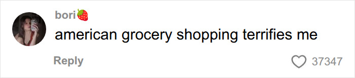 American Parents Fill The Whole Cart Of Groceries, People Try To Find Any Actual Food There