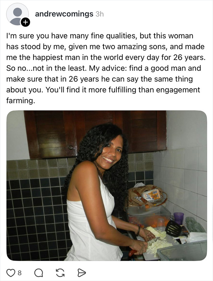 Woman Says She’s “Prettier Than Your Wife,” Accidentally Creates A Massive Wife Appreciation Thread Woman Says She’s “Prettier Than Your Wife,” Accidentally Creates A Massive Wife Appreciation Thread