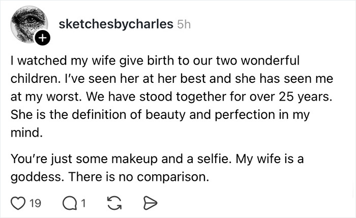 Woman Says She’s “Prettier Than Your Wife,” Accidentally Creates A Massive Wife Appreciation Thread Woman Says She’s “Prettier Than Your Wife,” Accidentally Creates A Massive Wife Appreciation Thread