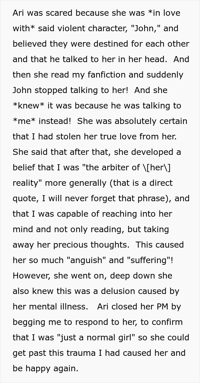 Online Stalker Freaks Out After Woman “Steals” Her Fictional Boyfriend Online Stalker Freaks Out After Woman “Steals” Her Fictional Boyfriend