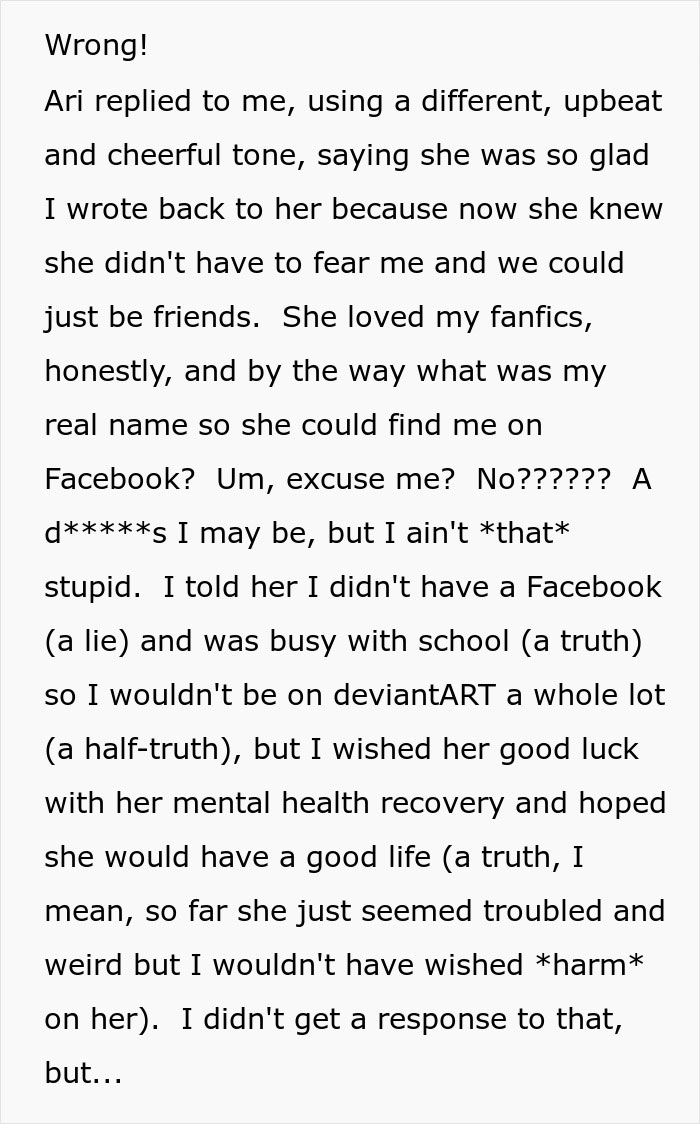 Online Stalker Freaks Out After Woman “Steals” Her Fictional Boyfriend Online Stalker Freaks Out After Woman “Steals” Her Fictional Boyfriend