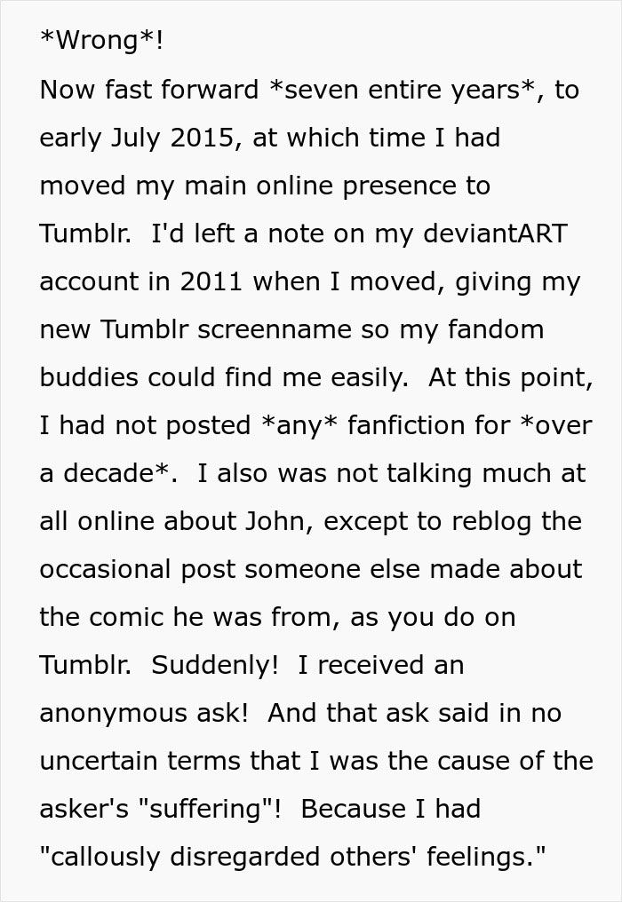 Online Stalker Freaks Out After Woman “Steals” Her Fictional Boyfriend Online Stalker Freaks Out After Woman “Steals” Her Fictional Boyfriend