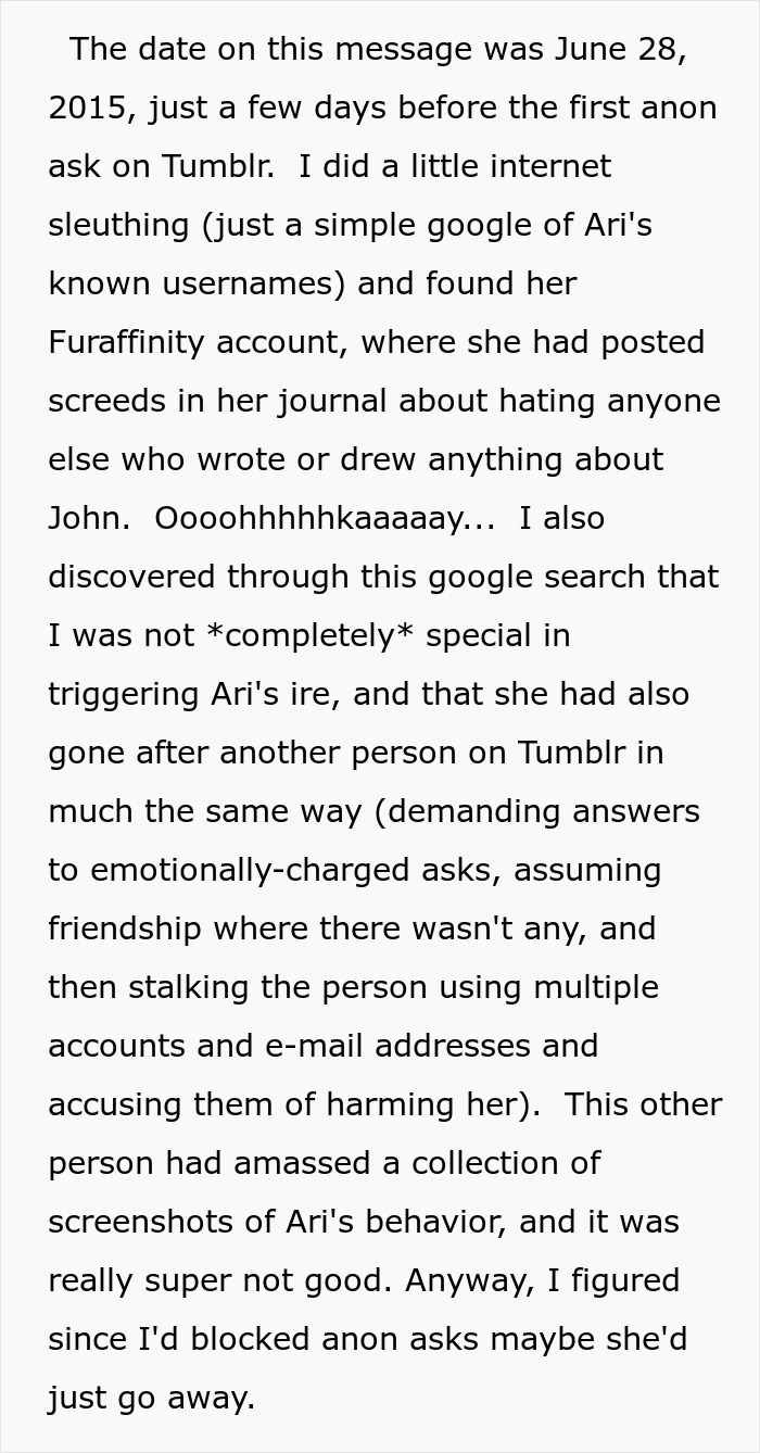 Online Stalker Freaks Out After Woman “Steals” Her Fictional Boyfriend Online Stalker Freaks Out After Woman “Steals” Her Fictional Boyfriend
