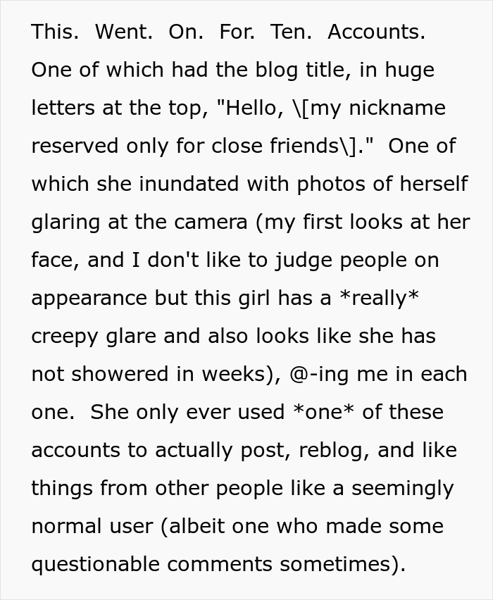 Online Stalker Freaks Out After Woman “Steals” Her Fictional Boyfriend Online Stalker Freaks Out After Woman “Steals” Her Fictional Boyfriend