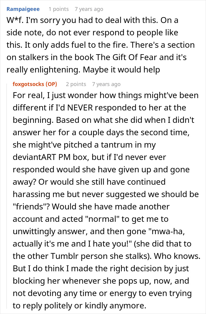 Online Stalker Freaks Out After Woman “Steals” Her Fictional Boyfriend Online Stalker Freaks Out After Woman “Steals” Her Fictional Boyfriend