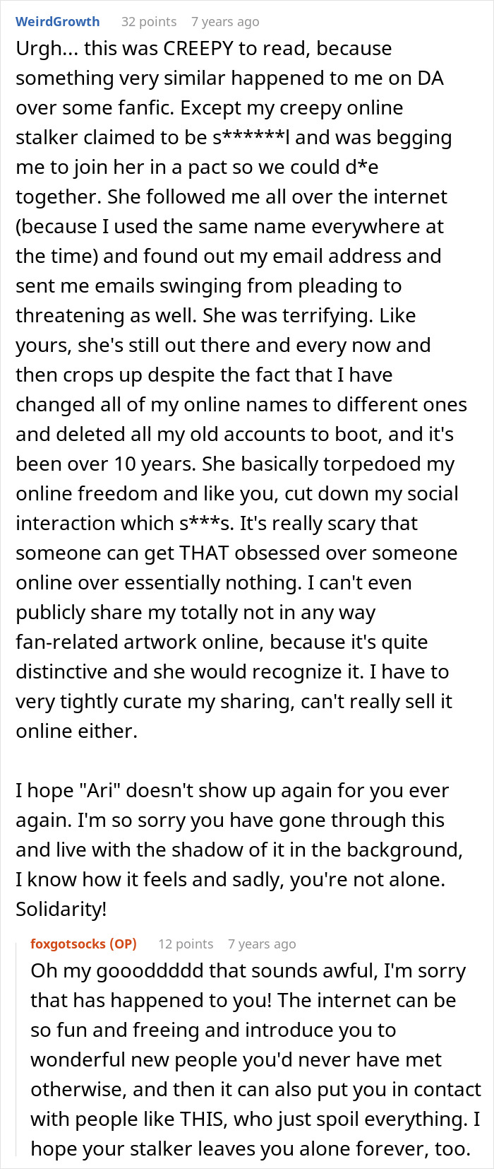 Online Stalker Freaks Out After Woman “Steals” Her Fictional Boyfriend Online Stalker Freaks Out After Woman “Steals” Her Fictional Boyfriend