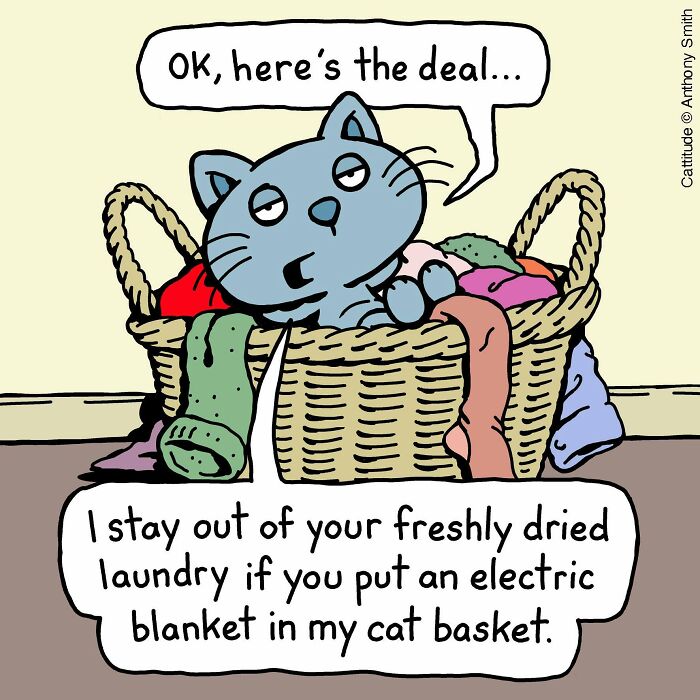 ‘Cattitude’: Artist Purrfectly Illustrates What Having A Cat Is Like (30 New Pics) ‘Cattitude’: Artist Purrfectly Illustrates What Having A Cat Is Like (30 New Pics)