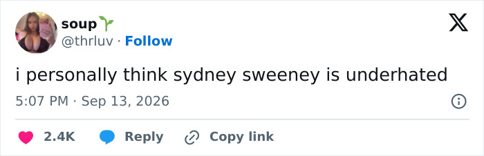 Sydney Sweeney Posts Brilliantly Poignant Response After Her Racy Betting Ad Campaign Sparked Vicious Backlash