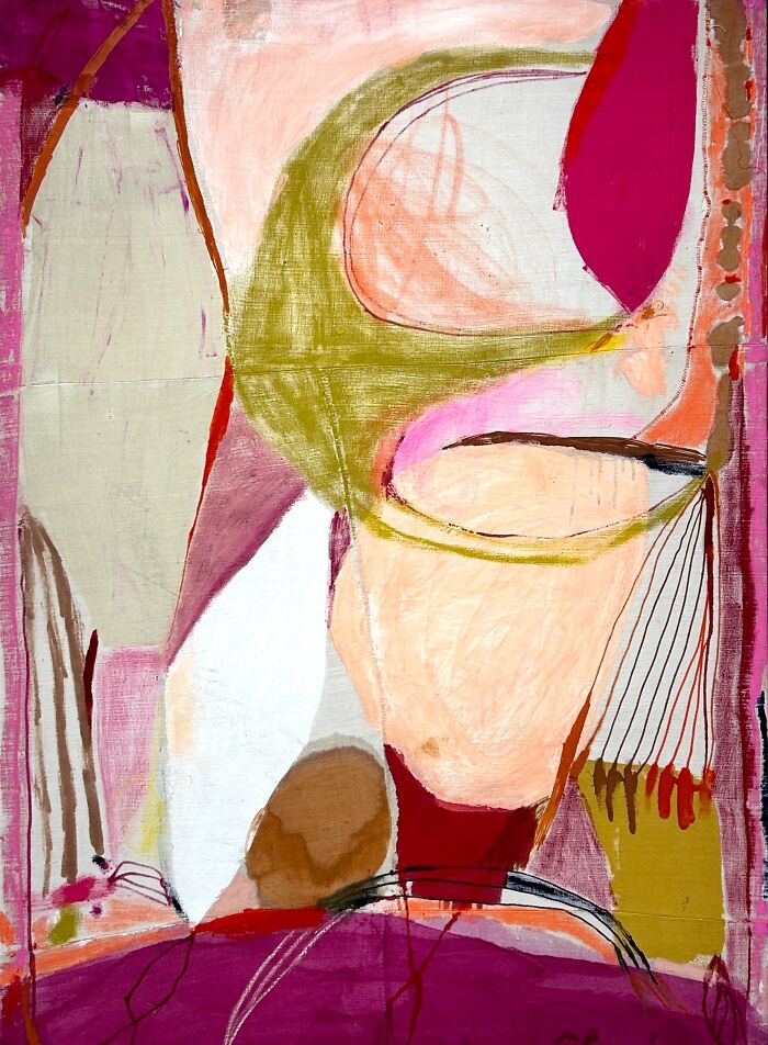 30 Abstract Artworks By Heather Chontos That Let Color And Texture Take The Lead