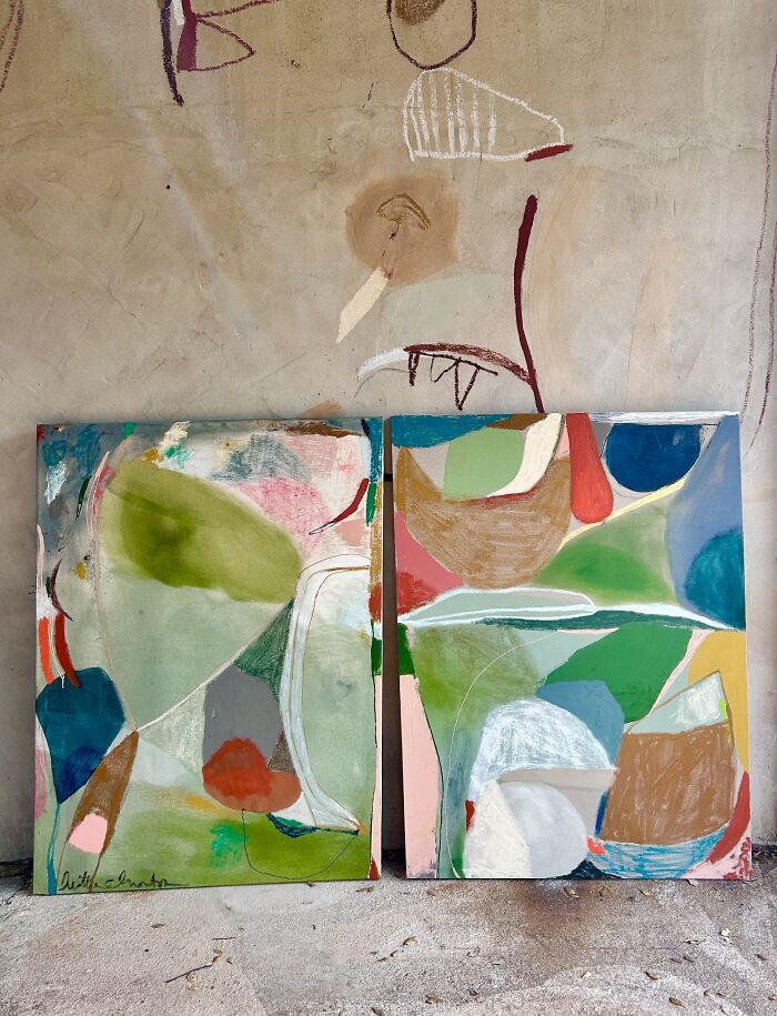 30 Abstract Artworks By Heather Chontos That Let Color And Texture Take The Lead