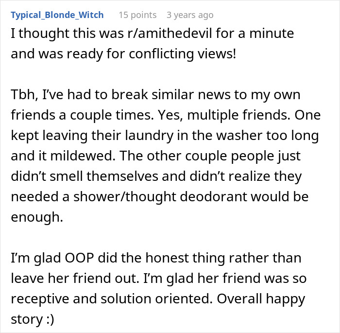 Friend&rsquo;s Musty Smell Starts Clearing Rooms, Woman Dreads Being The One Who Finally Tells Her