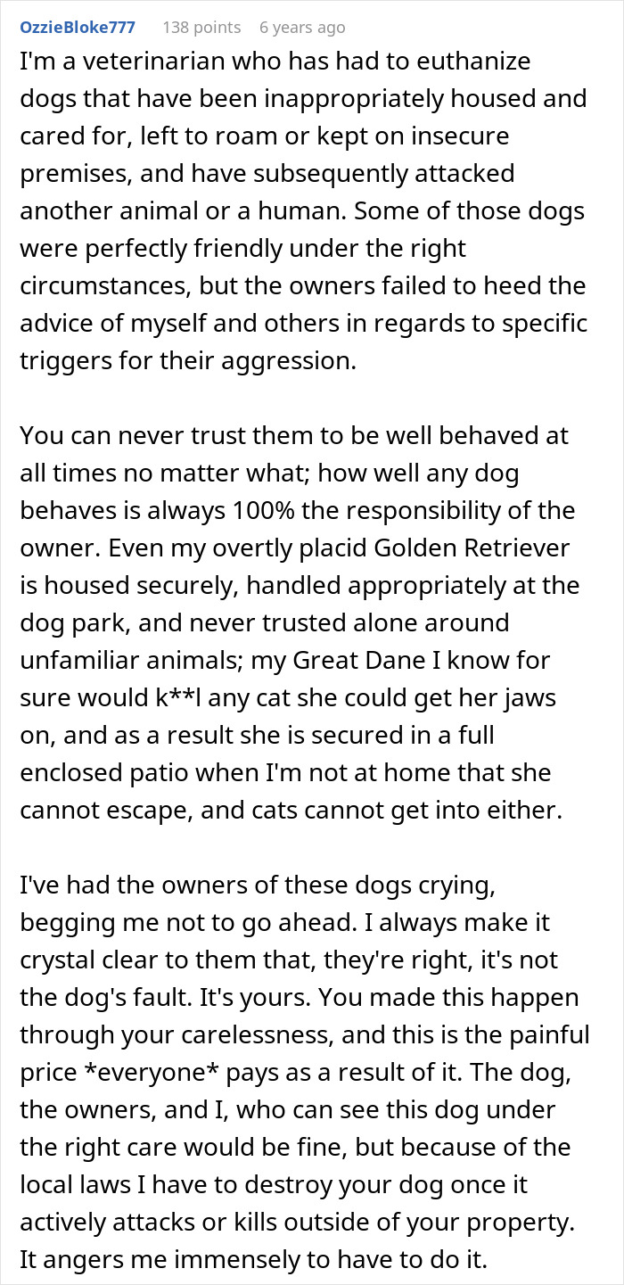 Neighbors Ignore Woman&rsquo;s Warnings About Their Dogs, Learn She&rsquo;s Not So Sweet After They Attack Her Cat