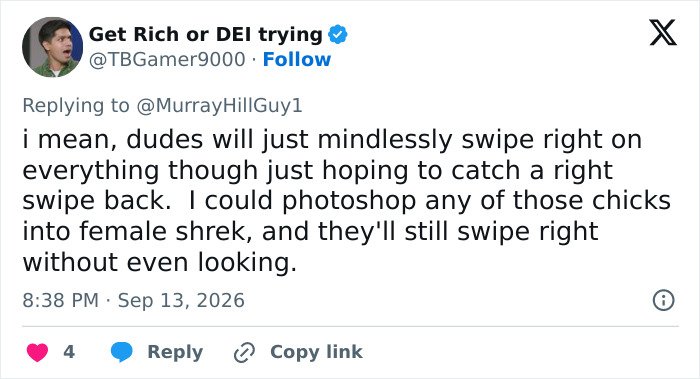 “We’re Cooked”: Man Shares Results Of His “Becky Experiment” After Testing Four Different Dating Profiles “We’re Cooked”: Man Shares Results Of His “Becky Experiment” After Testing Four Different Dating Profiles