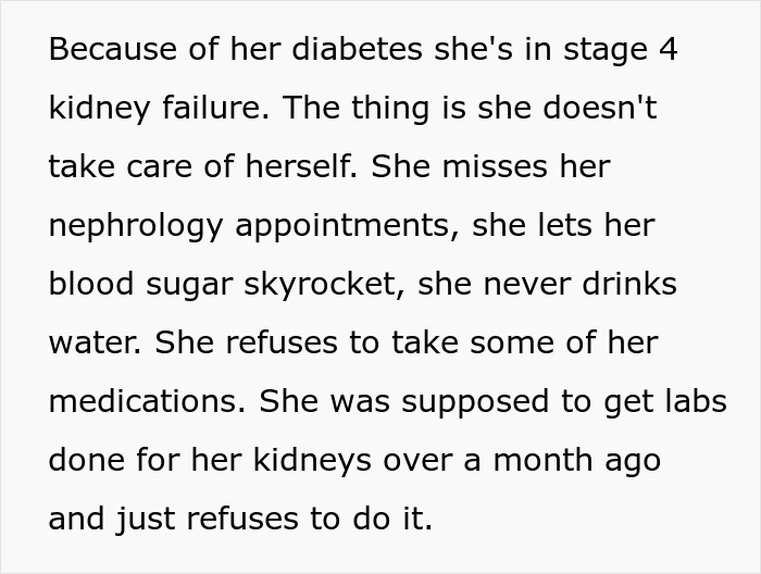 Toxic Mom Neglects Her Health For Years As She Assumes She&rsquo;ll Get A Shiny New Kidney From Her Daughter