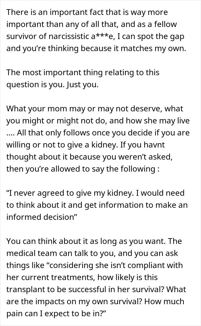 Toxic Mom Neglects Her Health For Years As She Assumes She&rsquo;ll Get A Shiny New Kidney From Her Daughter