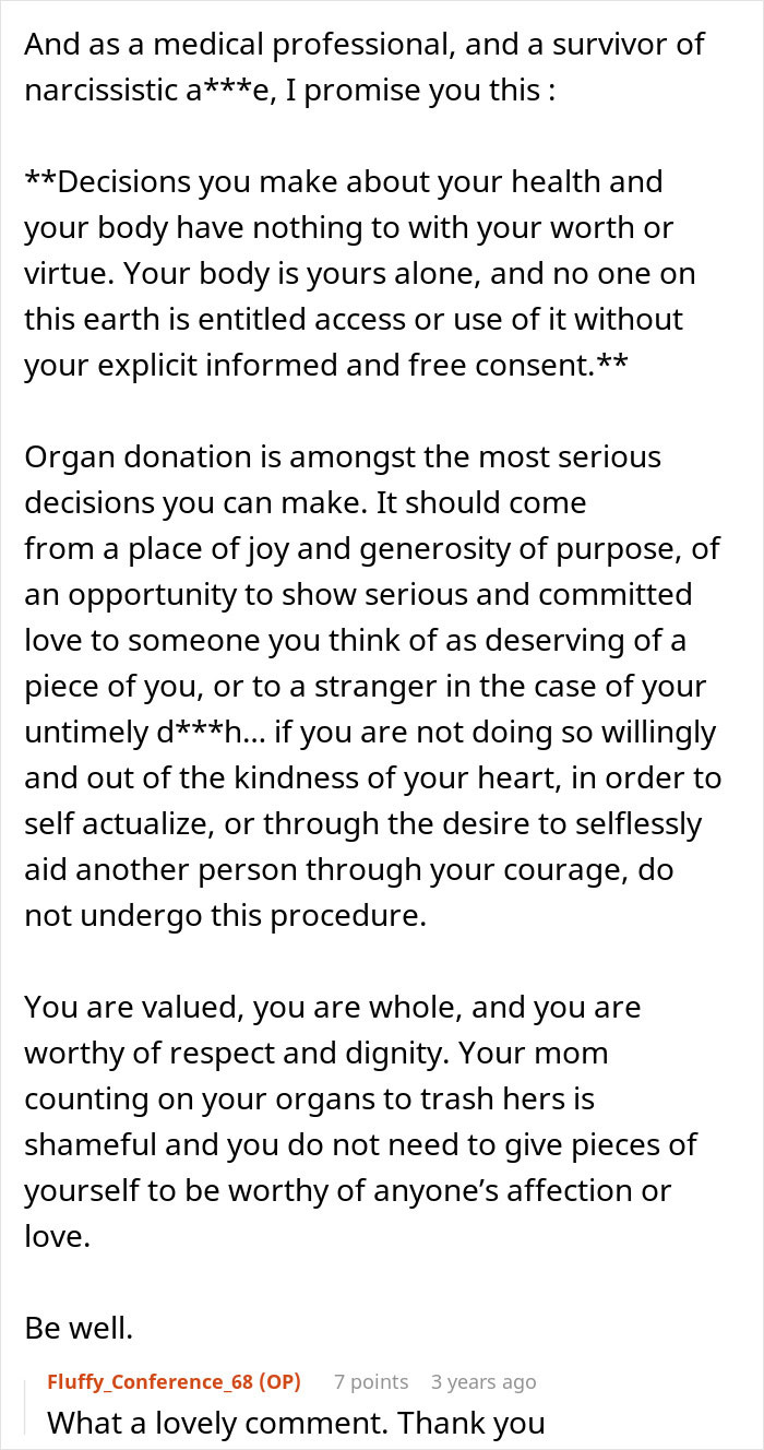 Toxic Mom Neglects Her Health For Years As She Assumes She&rsquo;ll Get A Shiny New Kidney From Her Daughter