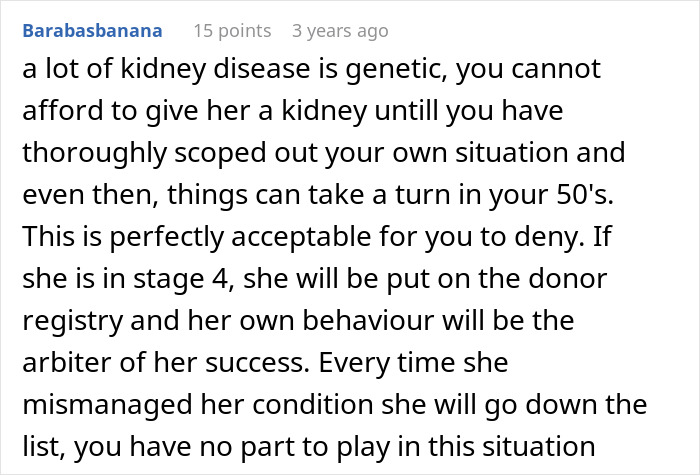 Toxic Mom Neglects Her Health For Years As She Assumes She&rsquo;ll Get A Shiny New Kidney From Her Daughter