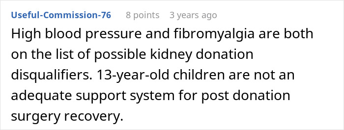Toxic Mom Neglects Her Health For Years As She Assumes She&rsquo;ll Get A Shiny New Kidney From Her Daughter
