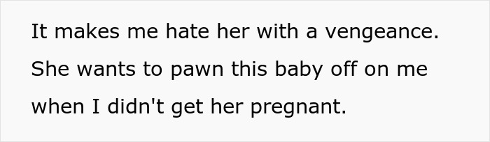 Guy Left Worried His Ex-Wife Will Force Her Affair Baby On Him