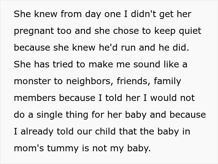 Guy Left Worried His Ex-Wife Will Force Her Affair Baby On Him