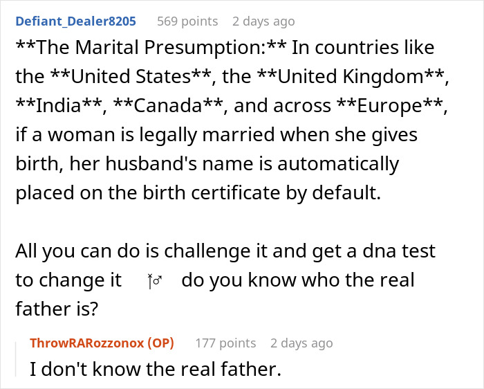 Guy Left Worried His Ex-Wife Will Force Her Affair Baby On Him