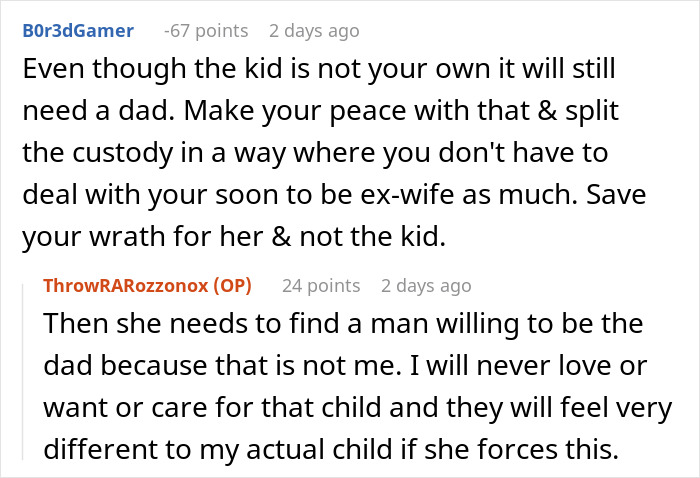 Guy Left Worried His Ex-Wife Will Force Her Affair Baby On Him