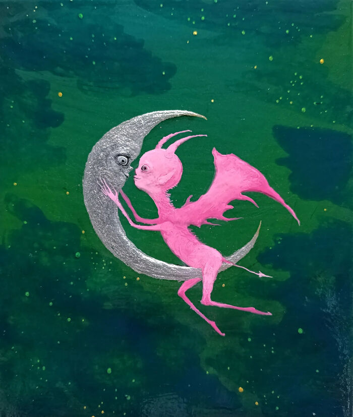 This Artist Paints Eccentric Beings, And Here Are 36 Of Her Best Paintings This Year
