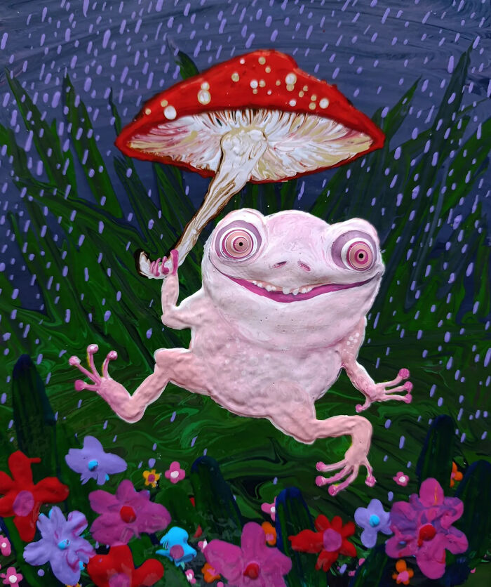 This Artist Paints Eccentric Beings, And Here Are 36 Of Her Best Paintings This Year