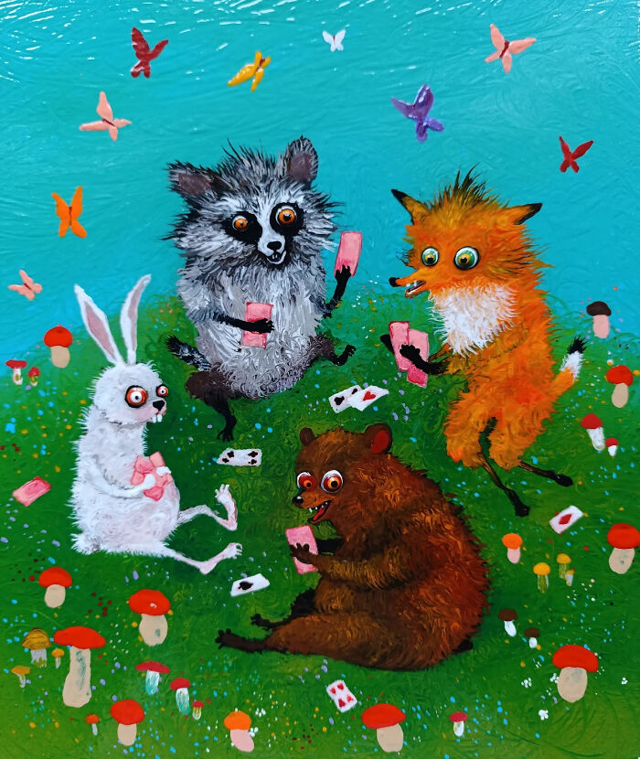 This Artist Paints Eccentric Beings, And Here Are 36 Of Her Best Paintings This Year