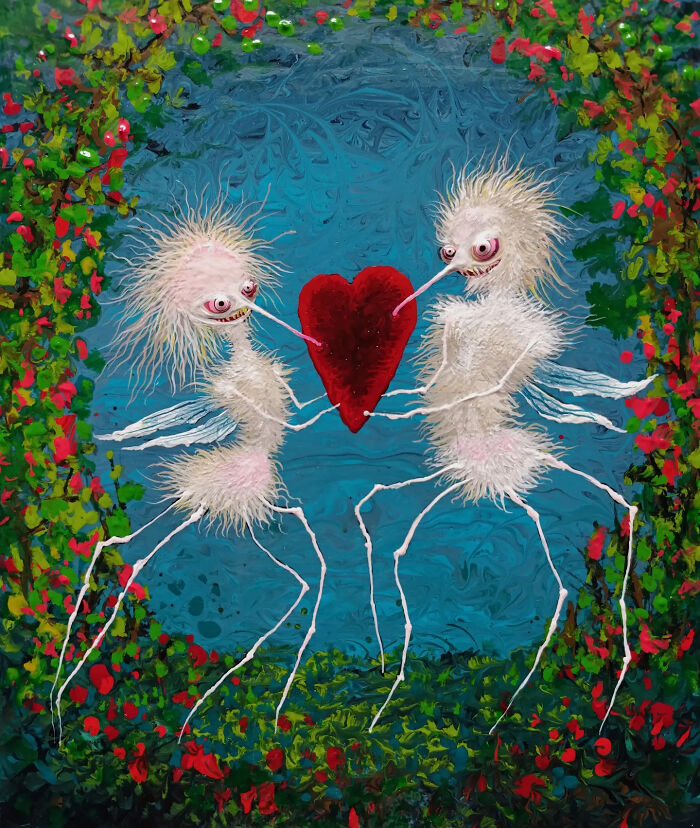 This Artist Paints Eccentric Beings, And Here Are 36 Of Her Best Paintings This Year