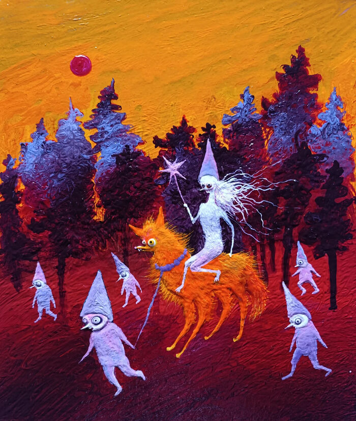 This Artist Paints Eccentric Beings, And Here Are 36 Of Her Best Paintings This Year