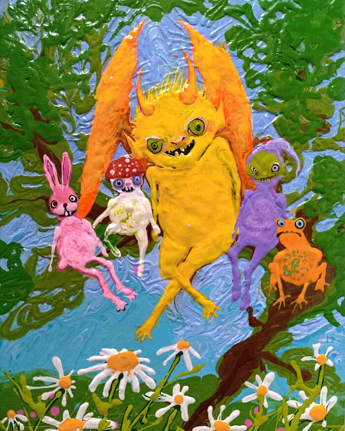 This Artist Paints Eccentric Beings, And Here Are 36 Of Her Best Paintings This Year
