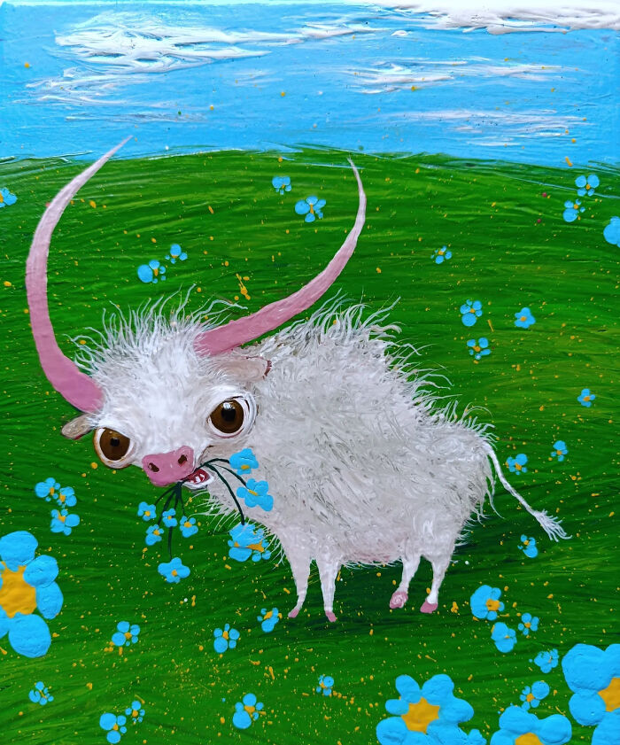 This Artist Paints Eccentric Beings, And Here Are 36 Of Her Best Paintings This Year