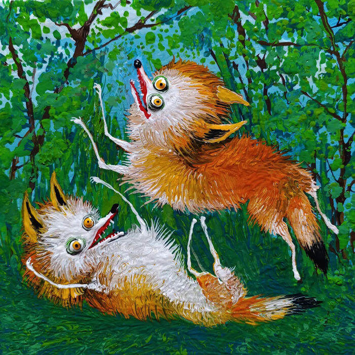 This Artist Paints Eccentric Beings, And Here Are 36 Of Her Best Paintings This Year