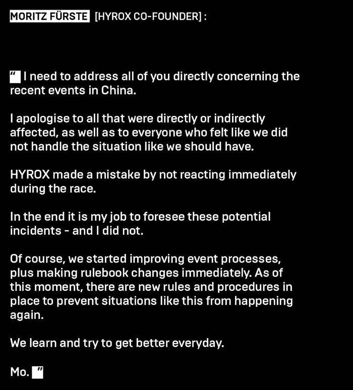 HYROX CEO Faces Intense Backlash After Breaking Silence On Athlete Who Soiled Herself During Race But Refused To Quit