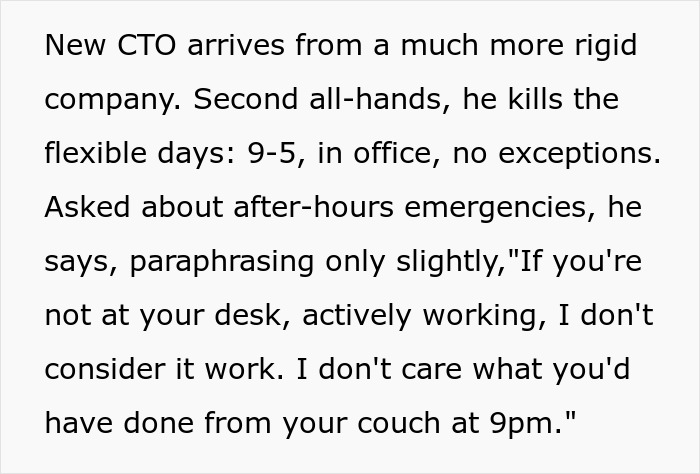 Customer Has An Emergency And Nobody Helps, CTO Acts Surprised As If It Wasn’t His Own Orders Customer Has An Emergency And Nobody Helps, CTO Acts Surprised As If It Wasn’t His Own Orders