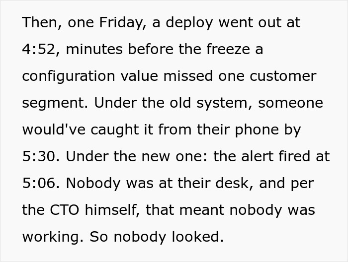 Customer Has An Emergency And Nobody Helps, CTO Acts Surprised As If It Wasn’t His Own Orders Customer Has An Emergency And Nobody Helps, CTO Acts Surprised As If It Wasn’t His Own Orders