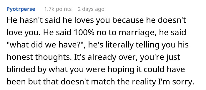 Guy Doesn&rsquo;t Say &ldquo;I Love You&rdquo; Once In 5 Years, GF Hurt As He Admits He Won&rsquo;t Marry Her