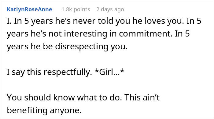 Guy Doesn&rsquo;t Say &ldquo;I Love You&rdquo; Once In 5 Years, GF Hurt As He Admits He Won&rsquo;t Marry Her