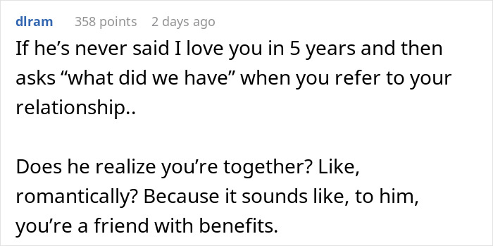 Guy Doesn&rsquo;t Say &ldquo;I Love You&rdquo; Once In 5 Years, GF Hurt As He Admits He Won&rsquo;t Marry Her