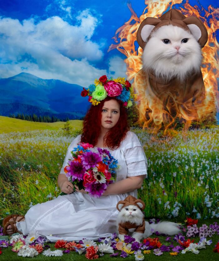 This Photographer Captured 49 Silly And Quirky Portraits Of Pets And Their Owners Once Again
