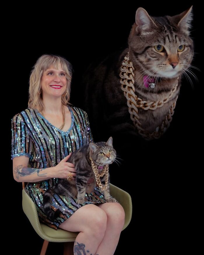 This Photographer Captured 49 Silly And Quirky Portraits Of Pets And Their Owners Once Again