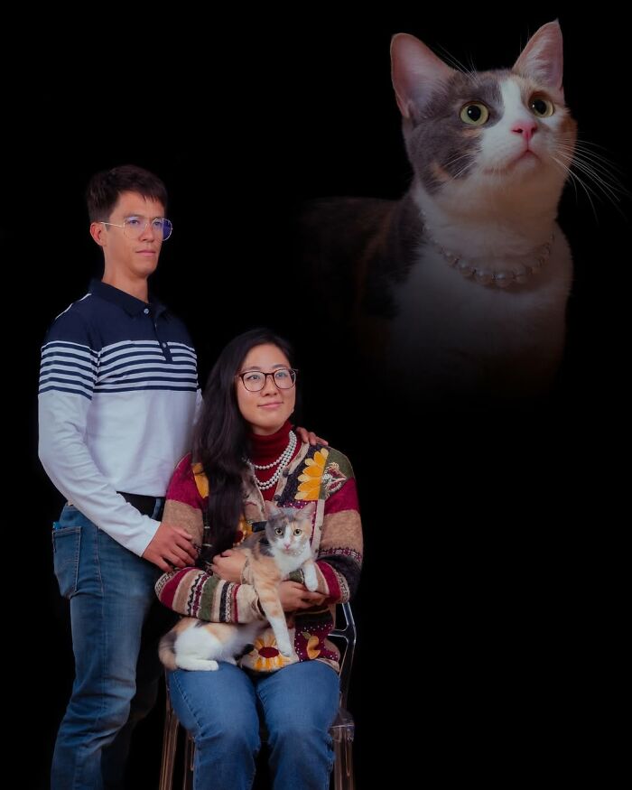 This Photographer Captured 49 Silly And Quirky Portraits Of Pets And Their Owners Once Again