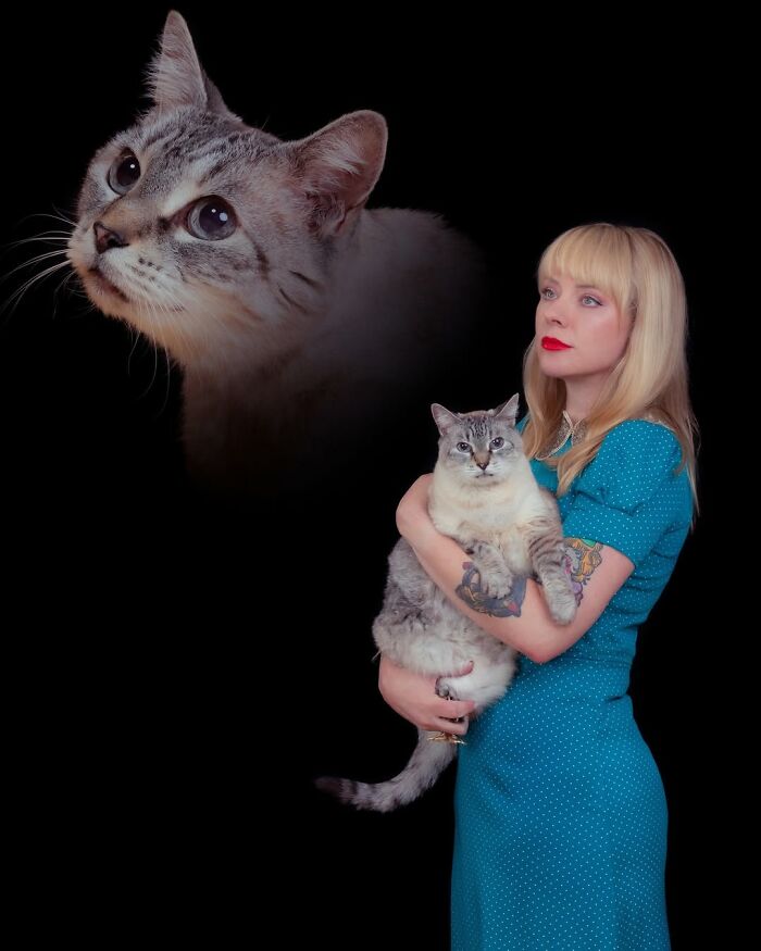 This Photographer Captured 49 Silly And Quirky Portraits Of Pets And Their Owners Once Again