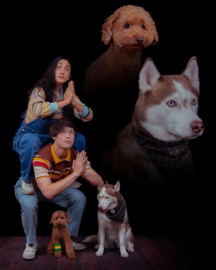 This Photographer Captured 49 Silly And Quirky Portraits Of Pets And Their Owners Once Again